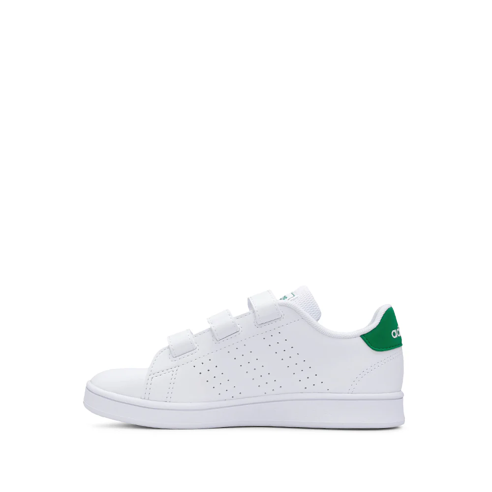 Sapatilha Casual Criança Pele Sintética Branco E Verde - Image 2
