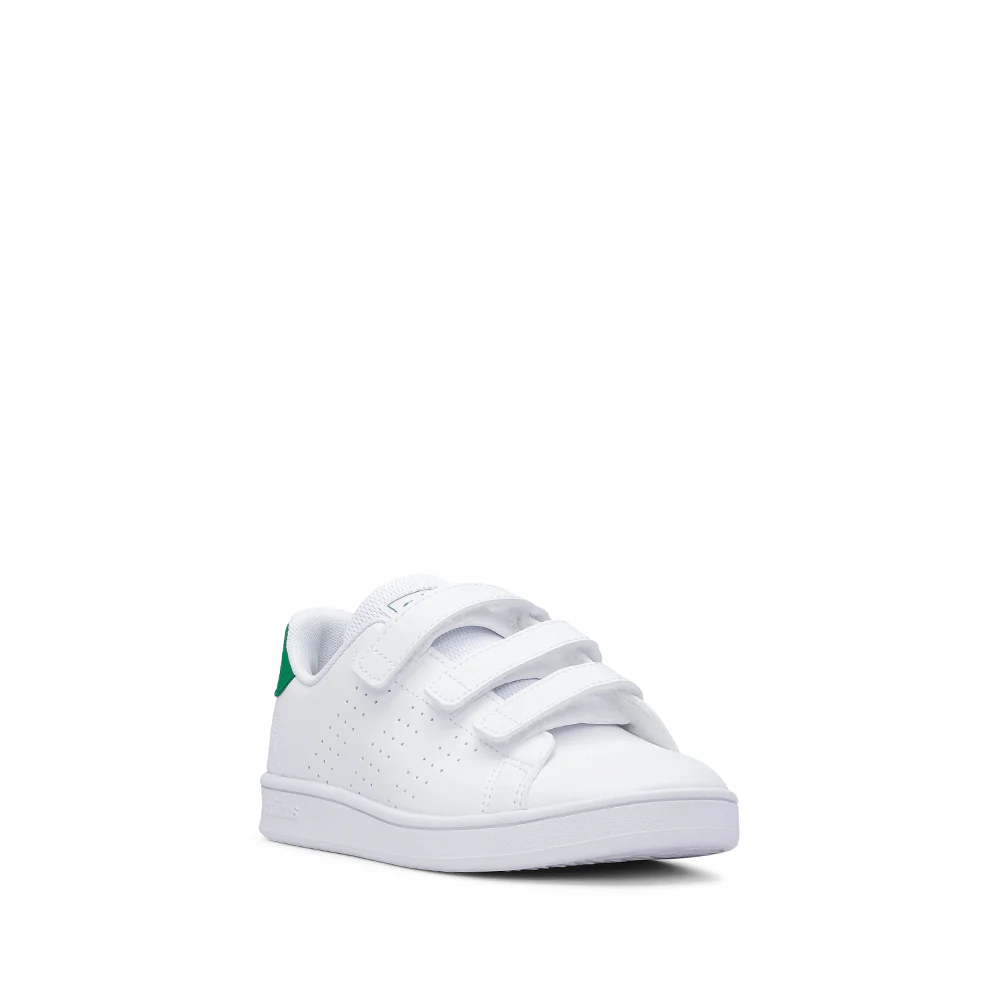 Sapatilha Casual Criança Pele Sintética Branco E Verde - Image 3
