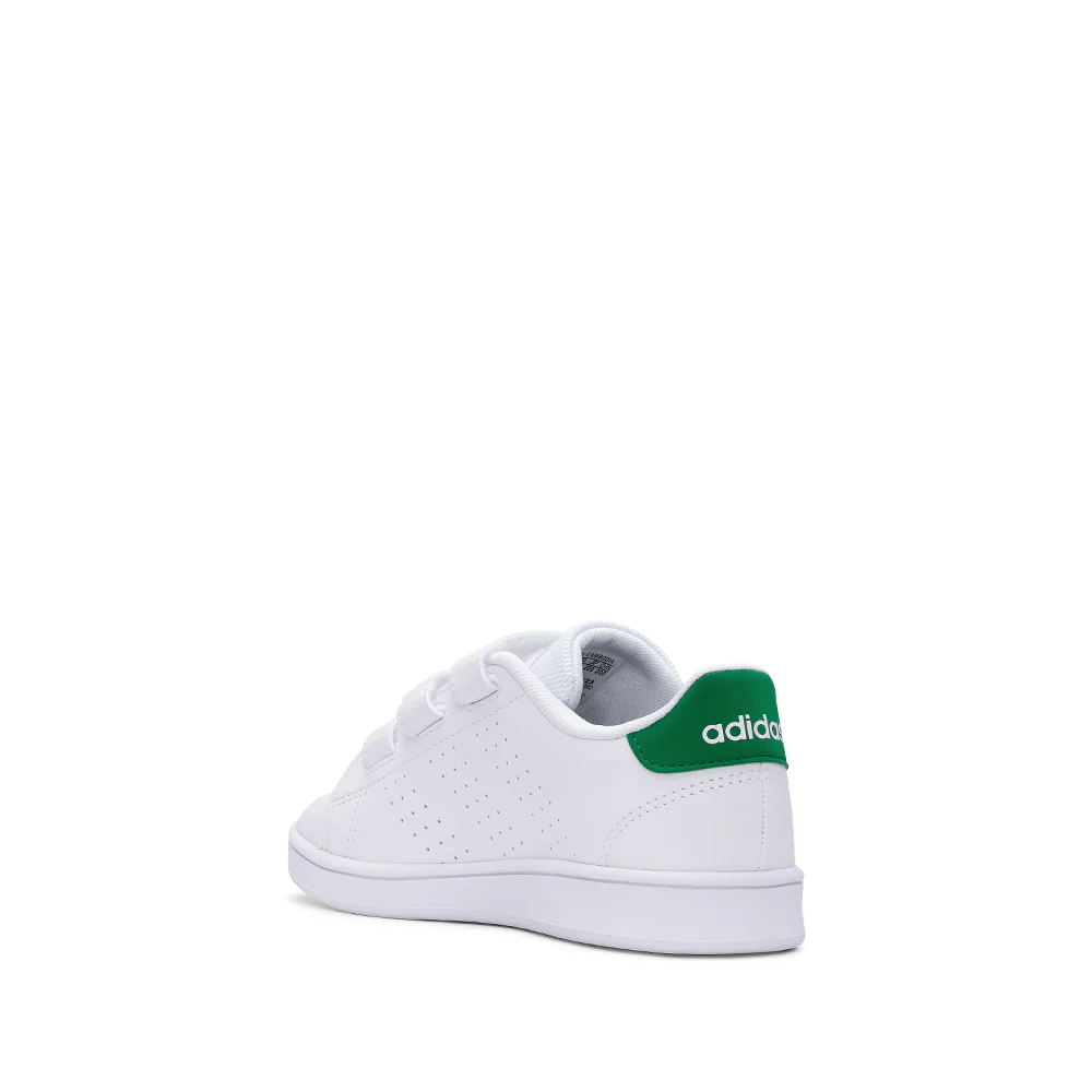 Sapatilha Casual Criança Pele Sintética Branco E Verde - Image 4