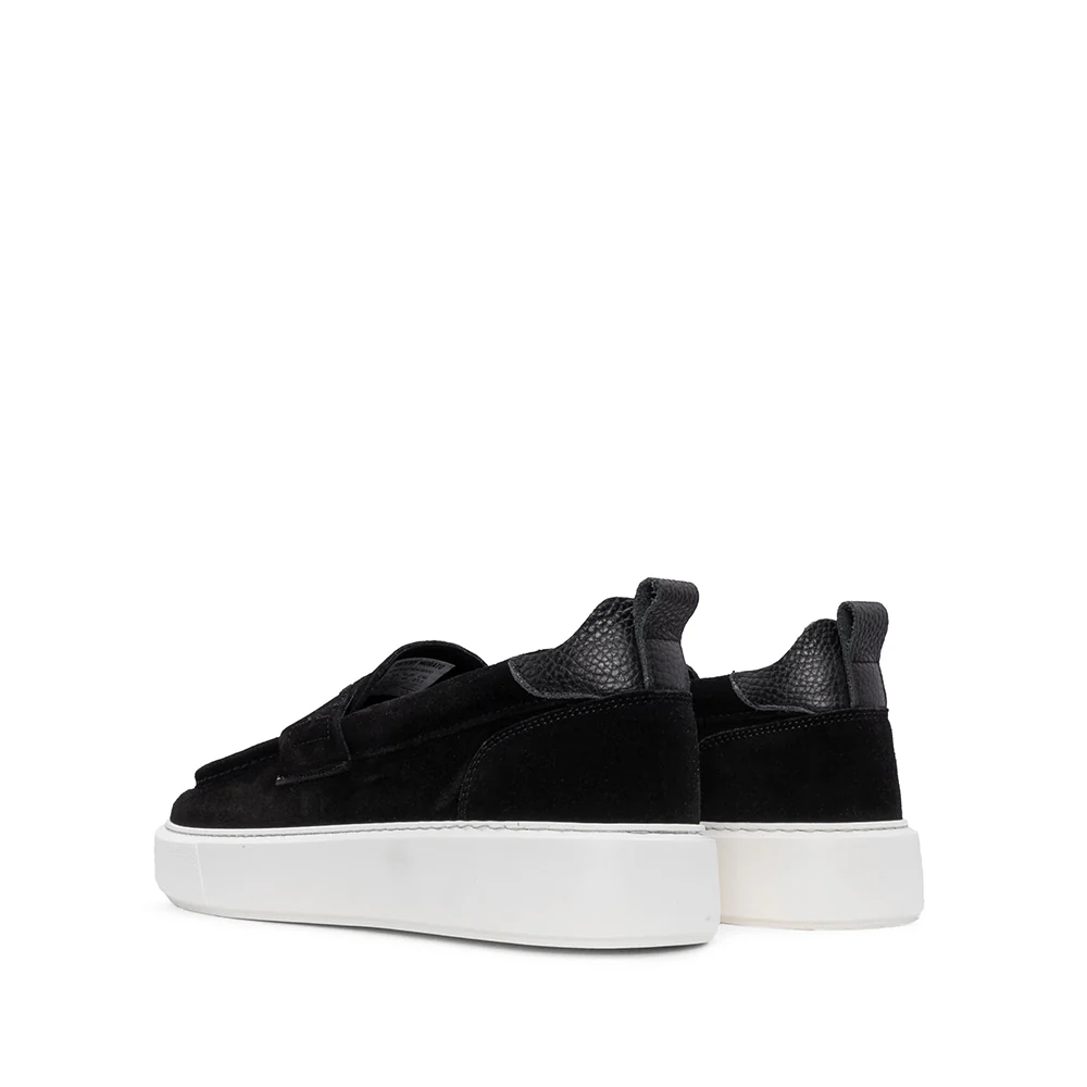Sapato Mocassim Camurça Homem Preto - Image 3