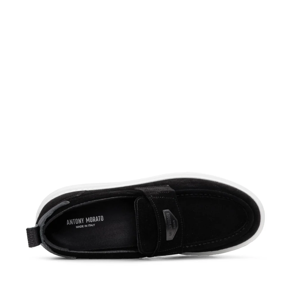 Sapato Mocassim Camurça Homem Preto - Image 4