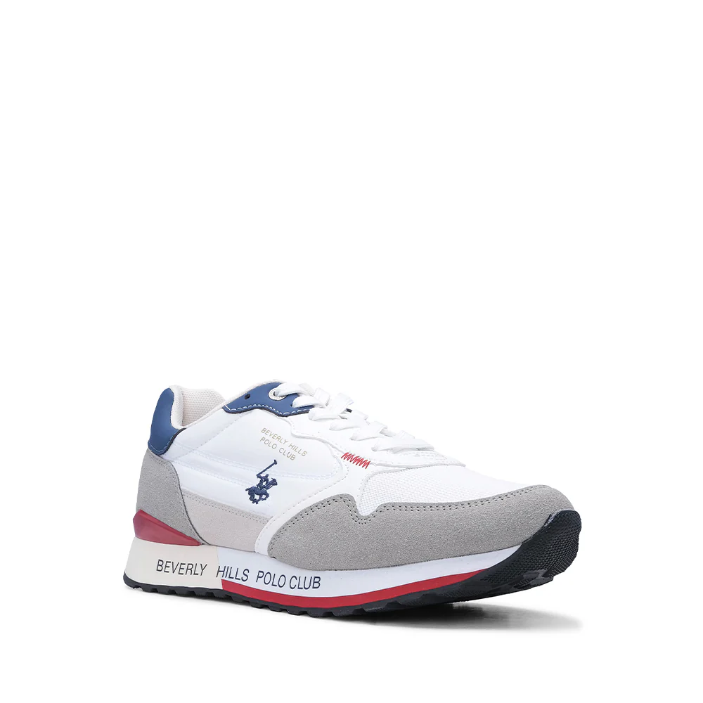 Sapatilha Casual Homem Branco E Azul - Image 3
