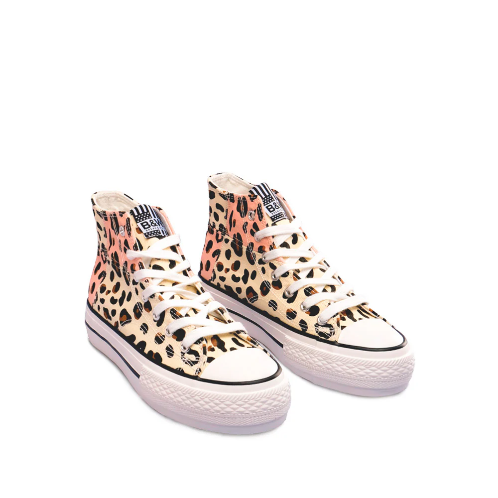 Sapatilha Casual Mulher Pele Sintética Leopardo - Image 3