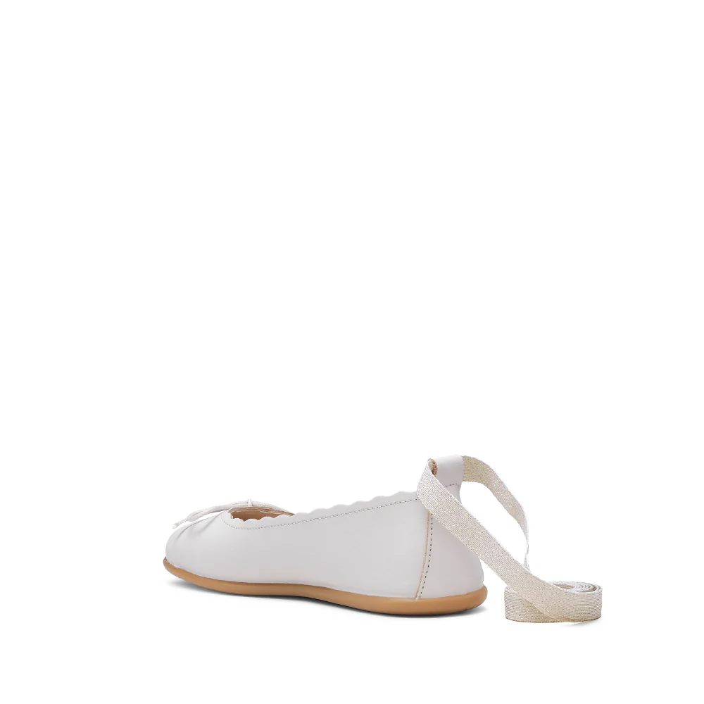 Sapato Sabrinas Criança Pele Sintética Bege - Image 4
