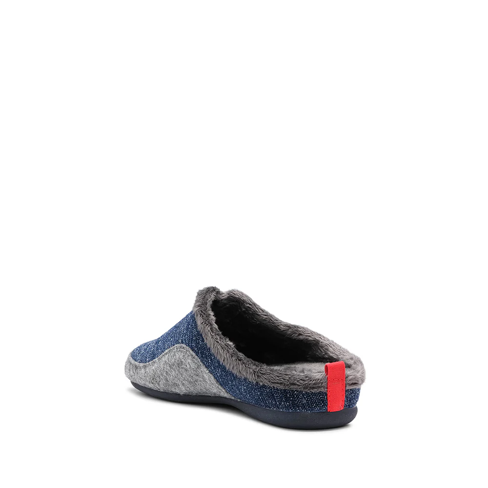 Chinelo Homewear Homem Têxtil Azul Marinho - Image 4