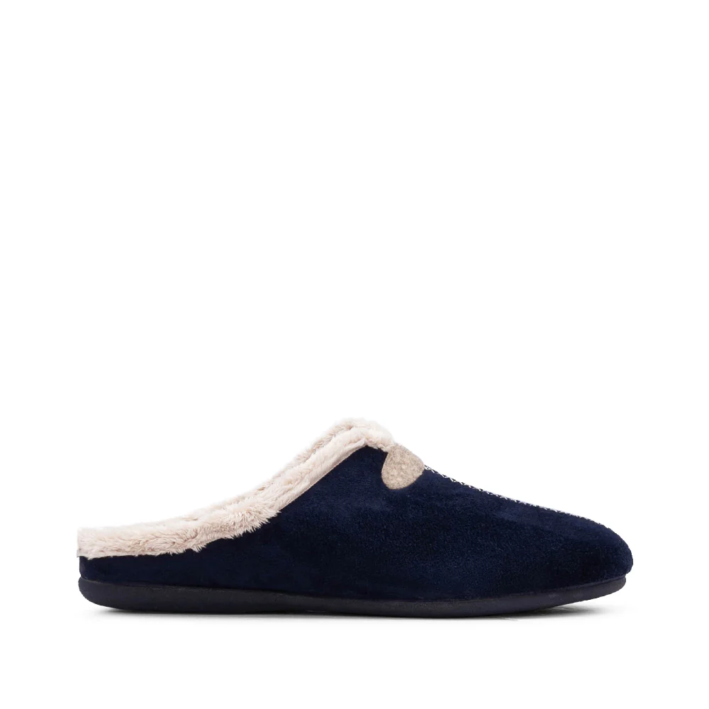 Chinelo Homewear Homem Têxtil Azul Marinho