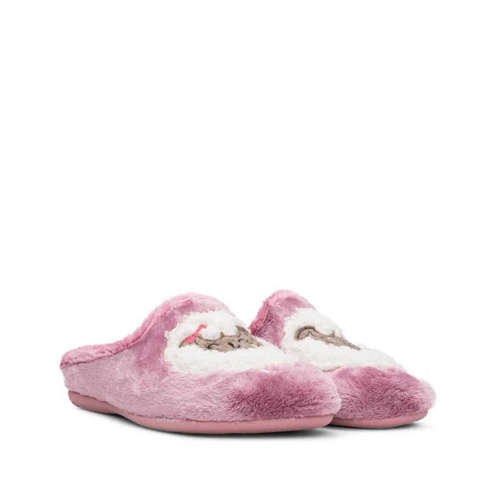 Chinelo Homewear Mulher Têxtil Nude - Image 2