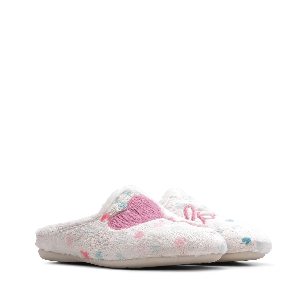 Chinelo Homewear Mulher Têxtil Bege - Image 2