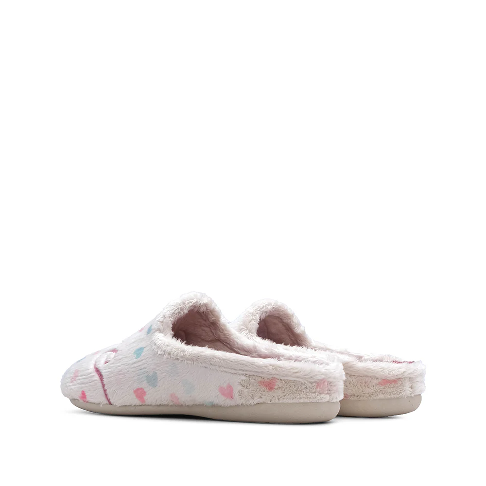 Chinelo Homewear Mulher Têxtil Bege - Image 3