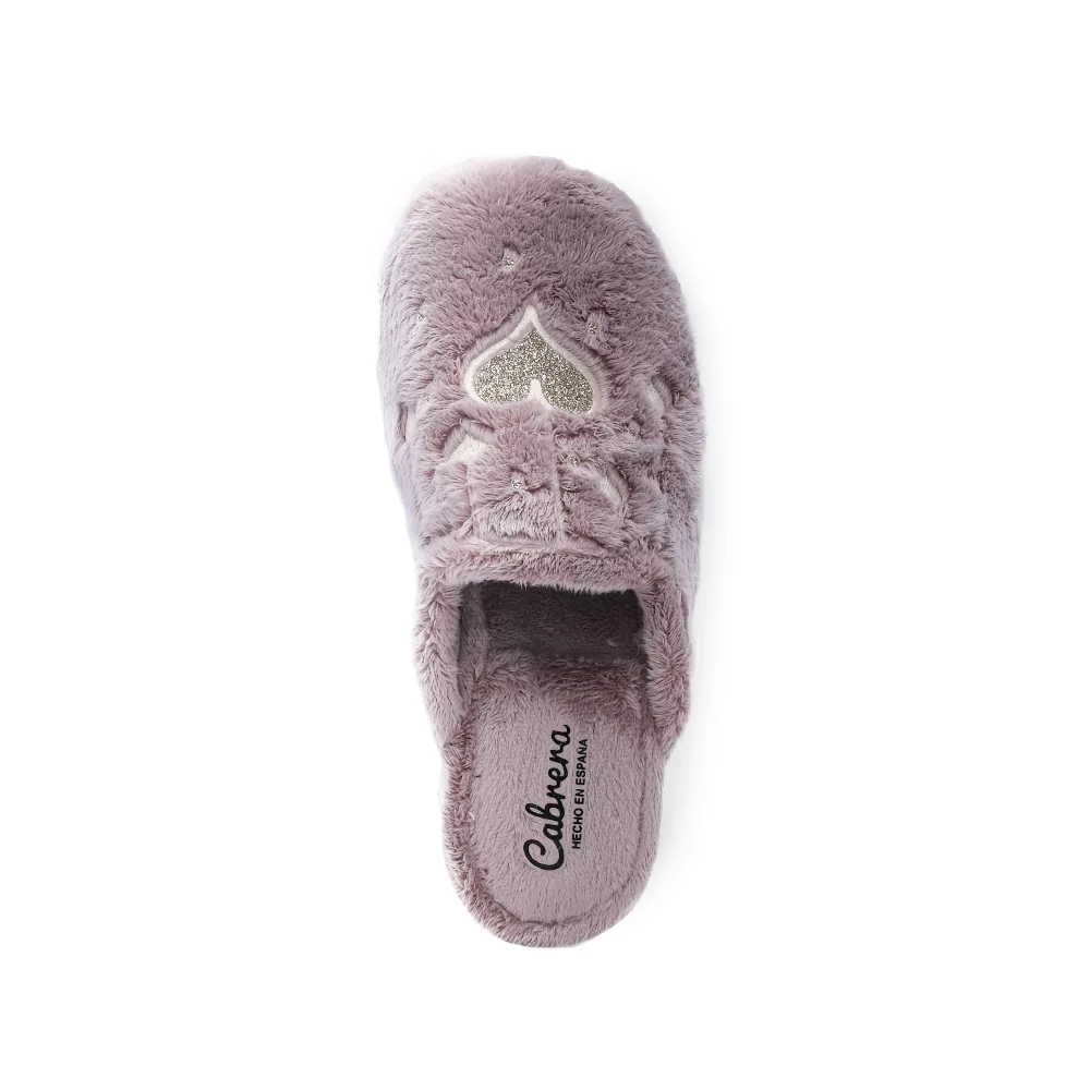 Chinelo Salto Raso Mulher Têxtil Taupe - Image 5