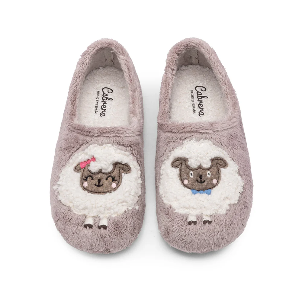Pantufa Homewear Mulher Têxtil Taupe - Image 4
