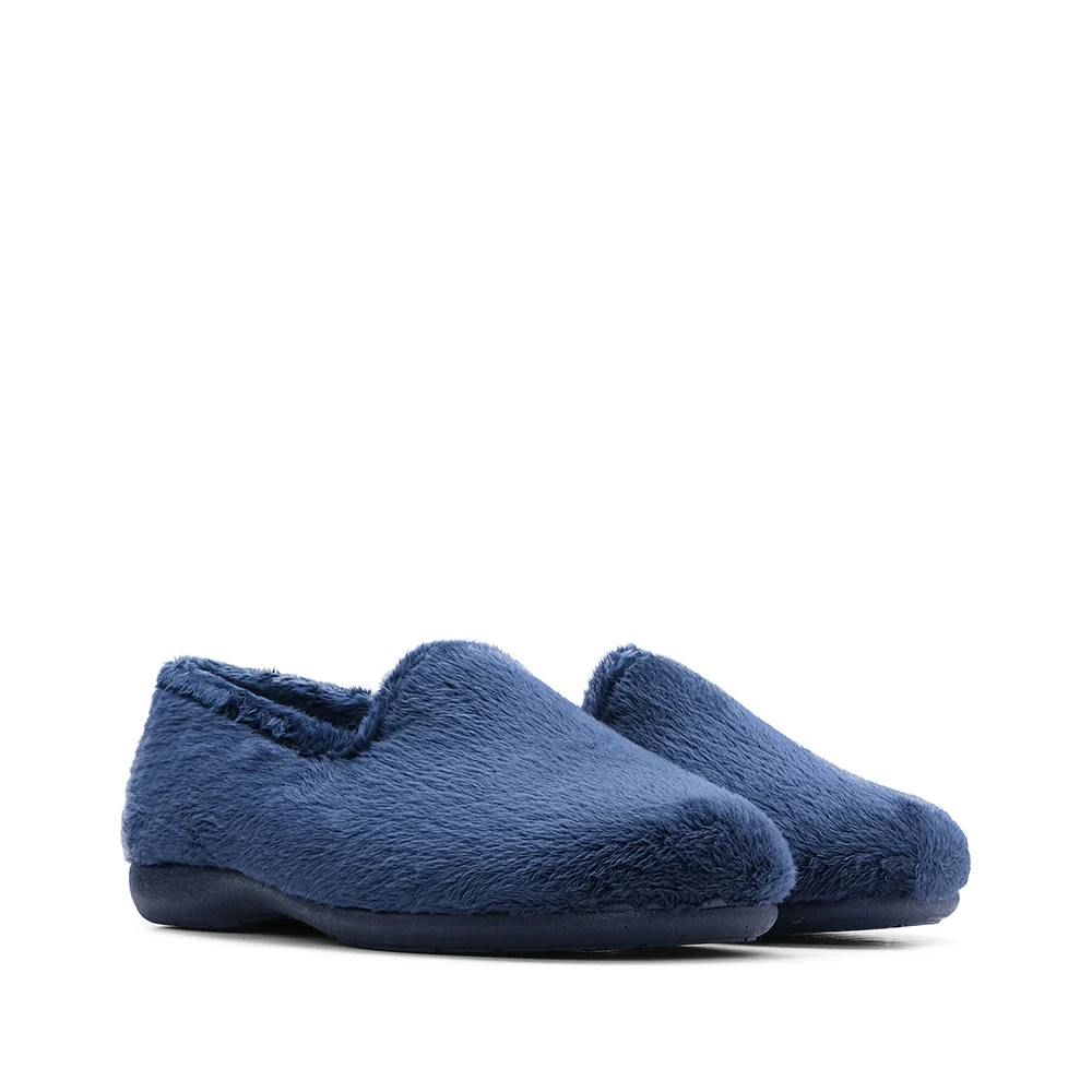 Pantufa Homewear Mulher Têxtil Azul - Image 2