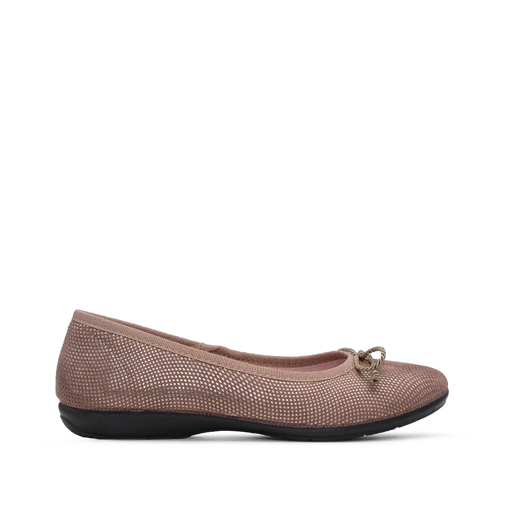 Sapato Sabrinas Mulher Gravado Taupe