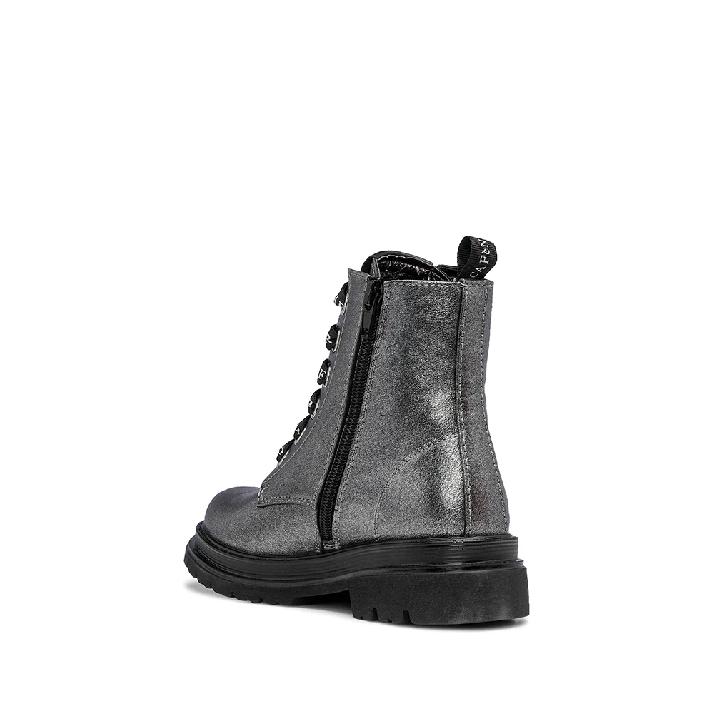 Bota Casual Criança Pele Sintética Prata - Image 4