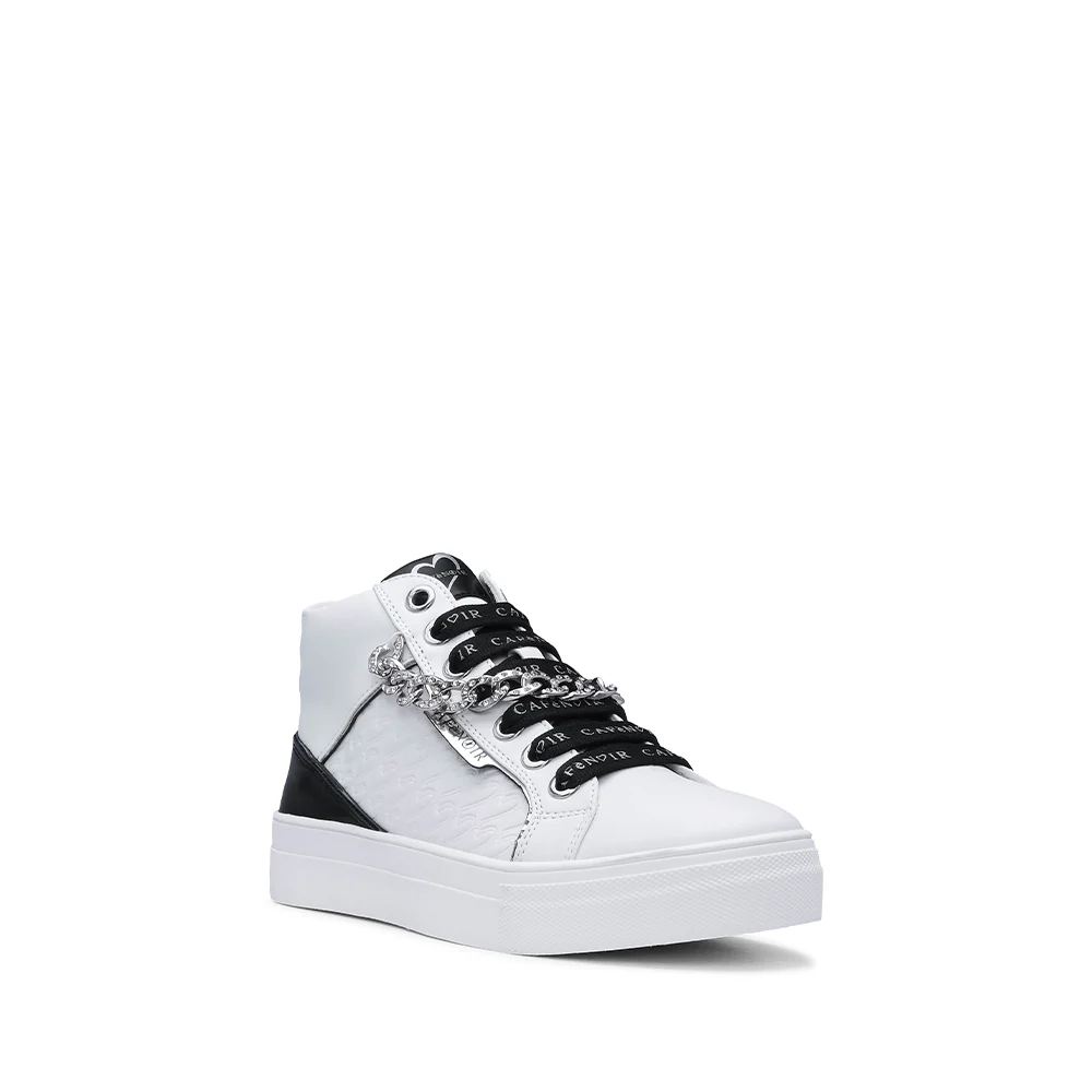 Sapatilha Casual Criança Pele Sintética Branco - Image 3