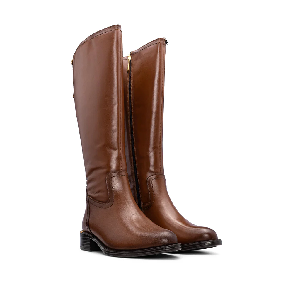 Bota Cano Alto Mulher Camel - Image 3