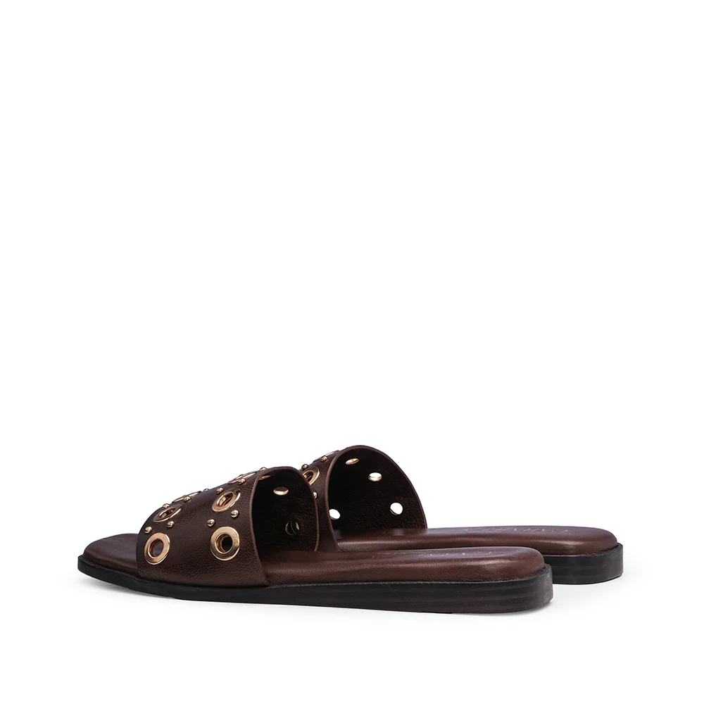 Chinelo Casual Mulher Castanho - Image 3