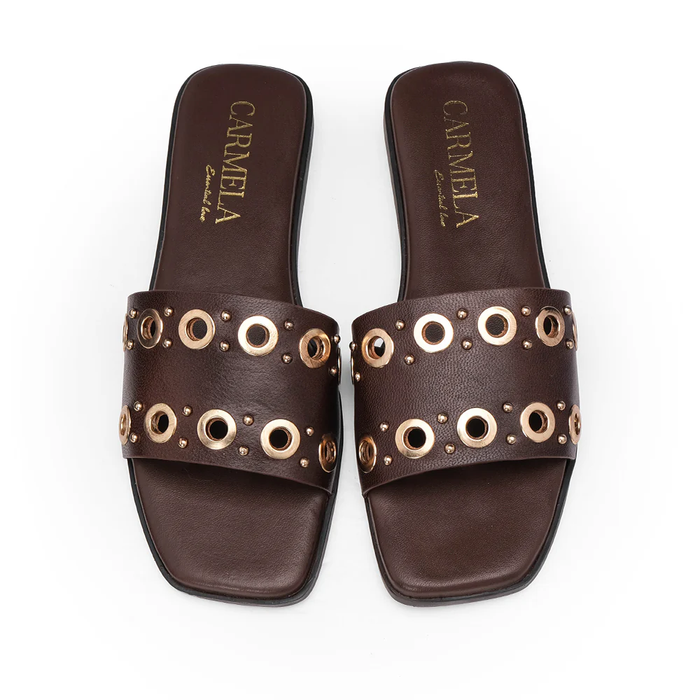 Chinelo Casual Mulher Castanho - Image 5