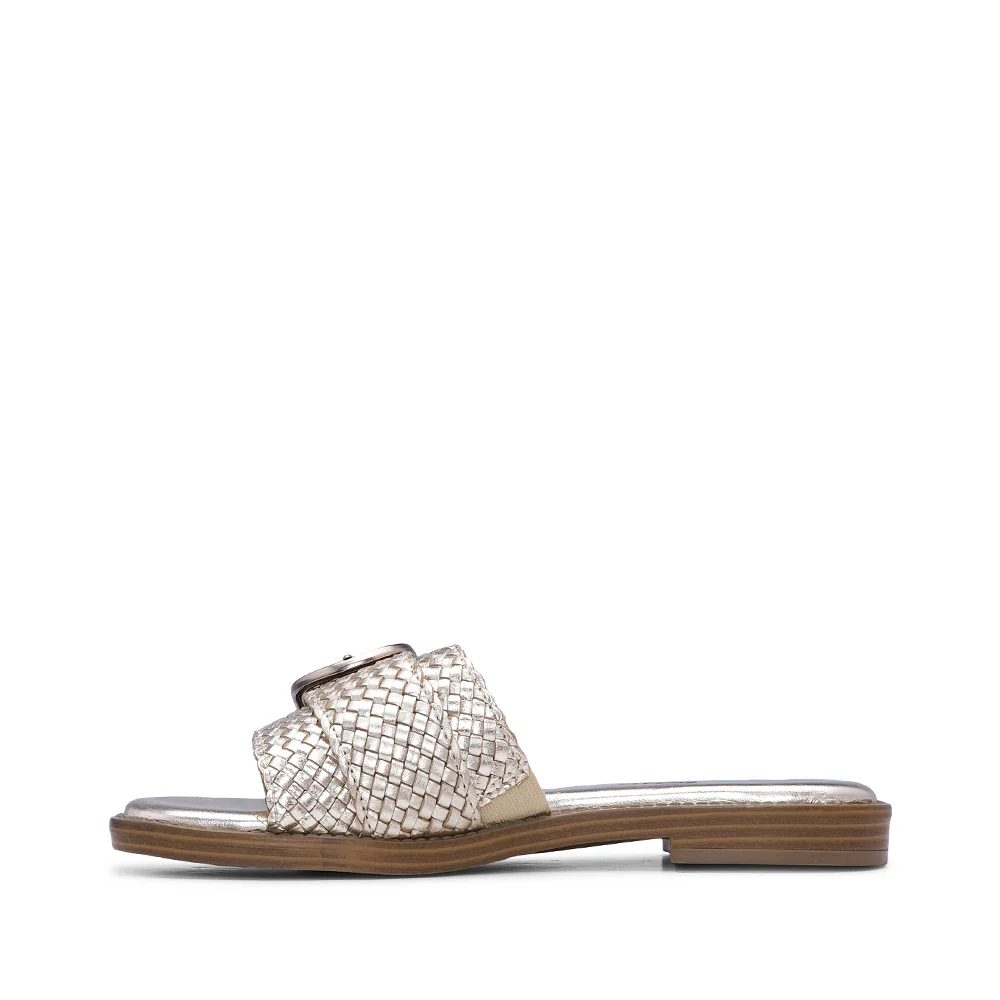 Chinelo Casual Mulher Pele Dourado - Image 2