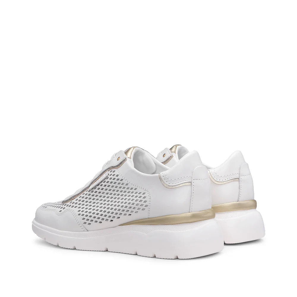 Sapatilha Casual Mulher Pele Branco - Image 3