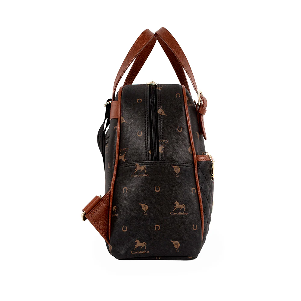 Mala Mochila Mulher Pele Preto - Image 2