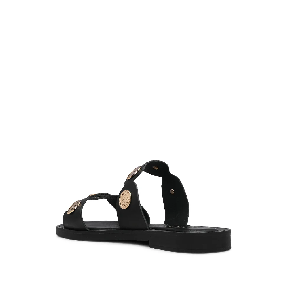 Chinelo Casual Mulher Pele Preto - Image 4