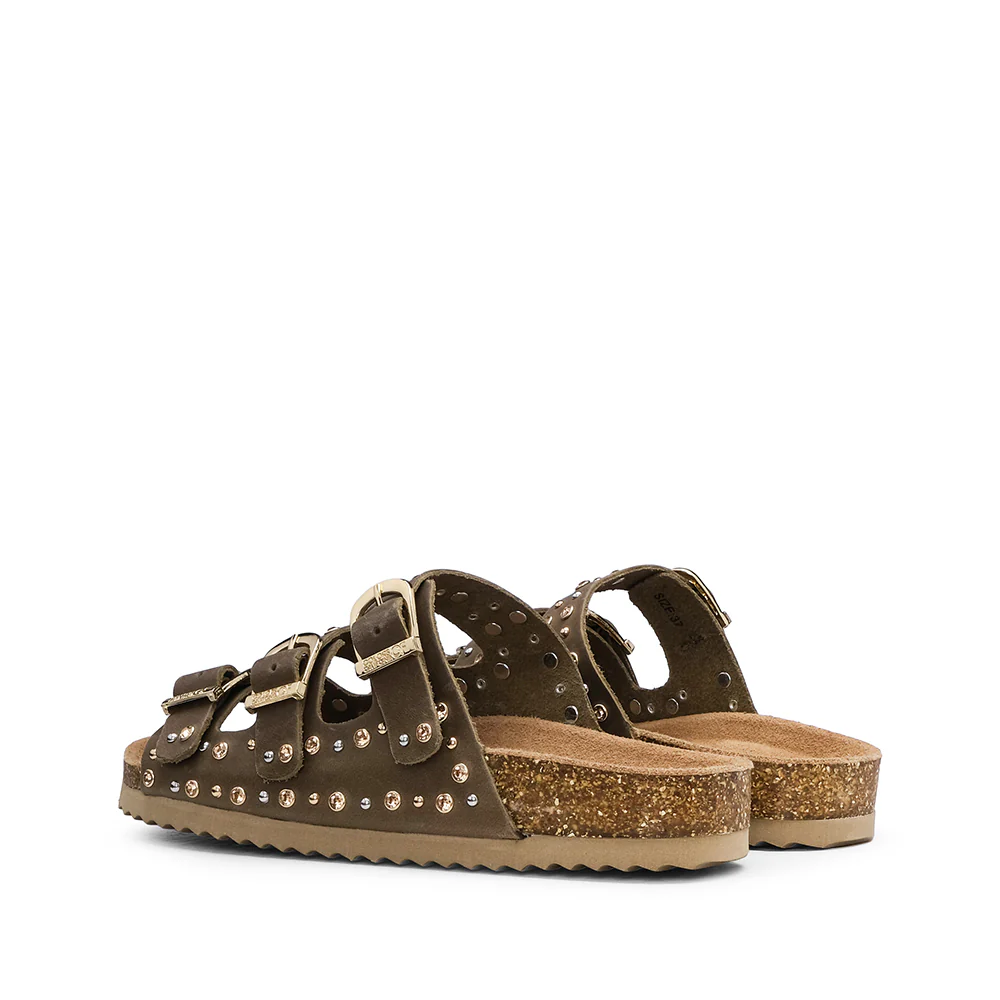 Chinelo Casual Mulher Taupe - Image 3