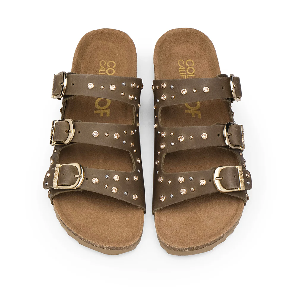 Chinelo Casual Mulher Taupe - Image 5