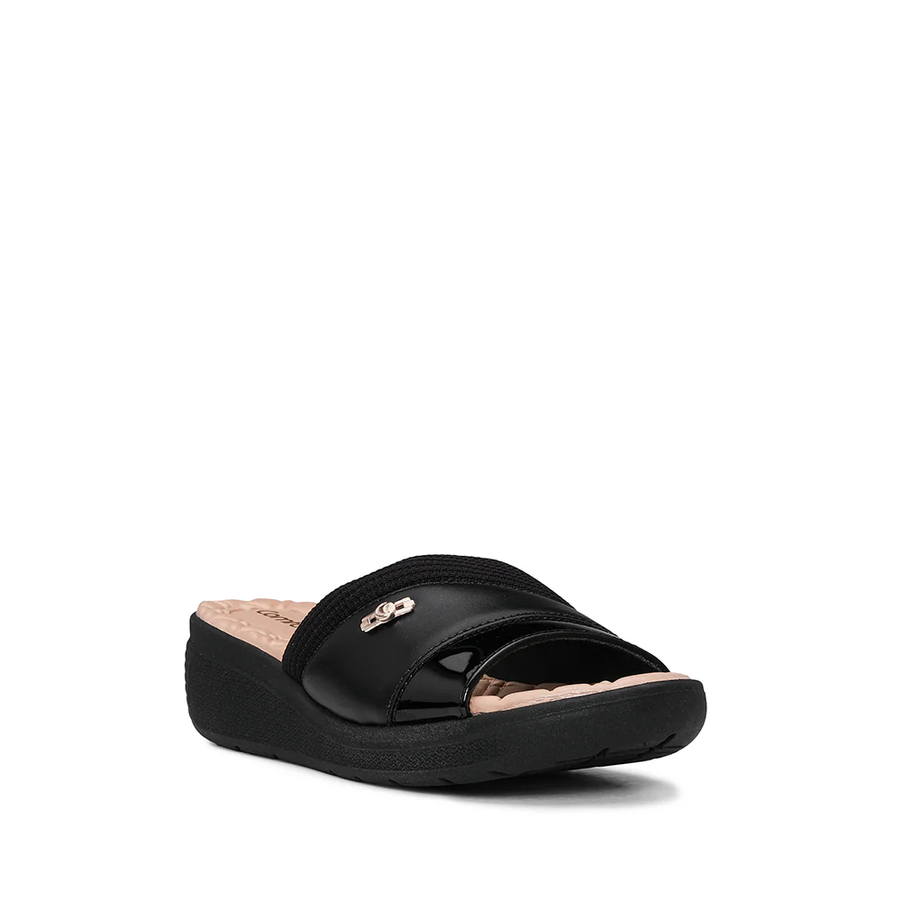 Chinelo Salto Cunha Mulher Pele Preto - Image 3