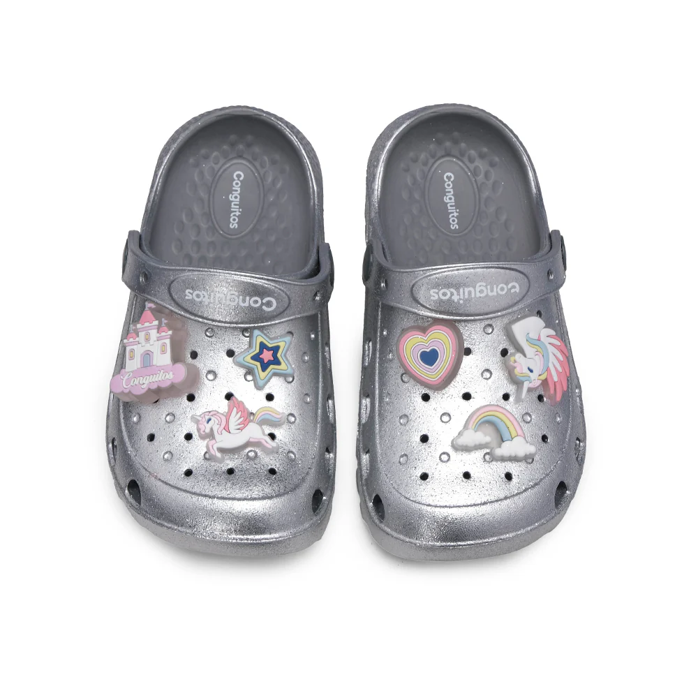 Chinelo Casual Criança Prata - Image 5