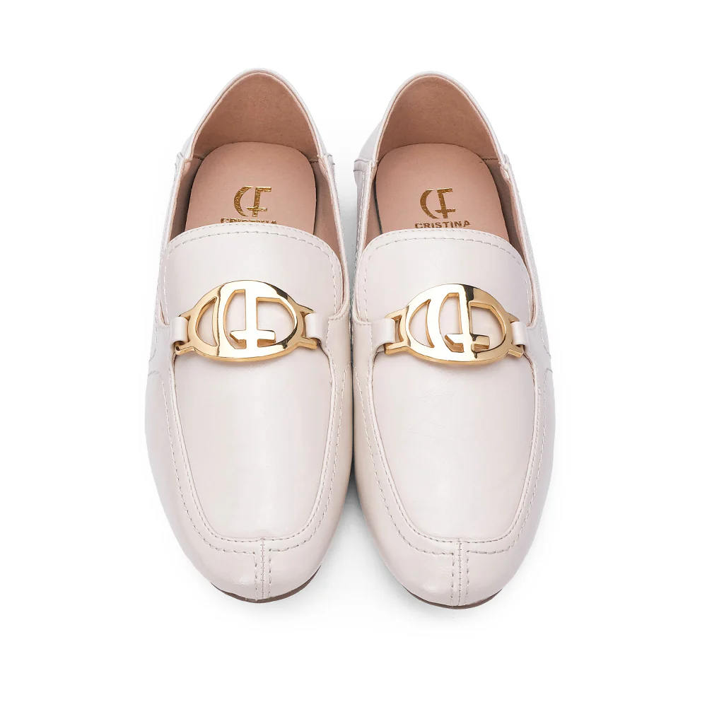 Sapato Mocassim Mulher Bege - Image 6
