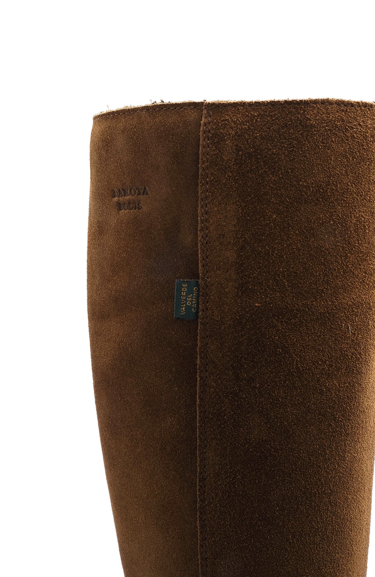 Bota Cano Alto Mulher Camurça Camel - Image 4