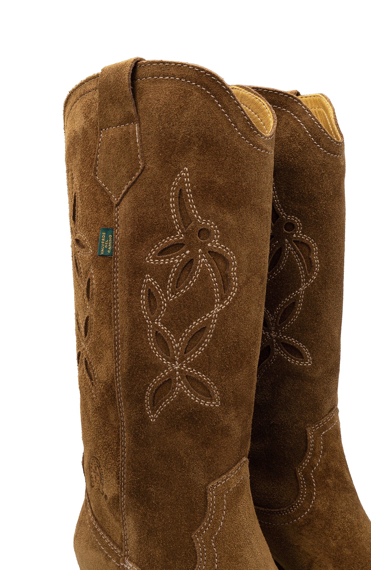 Bota Texana Mulher Camurça Camel - Image 4