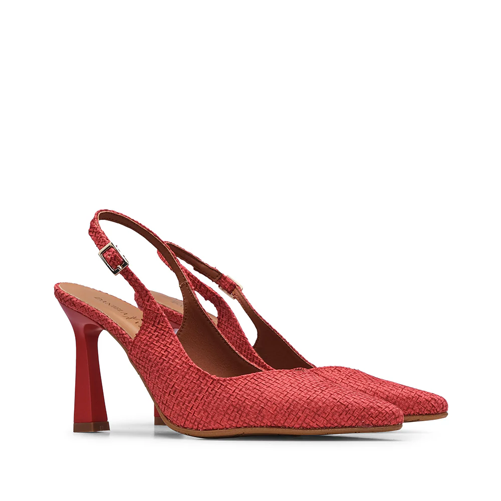 Sapato Salto Alto Mulher Vermelho - Image 2