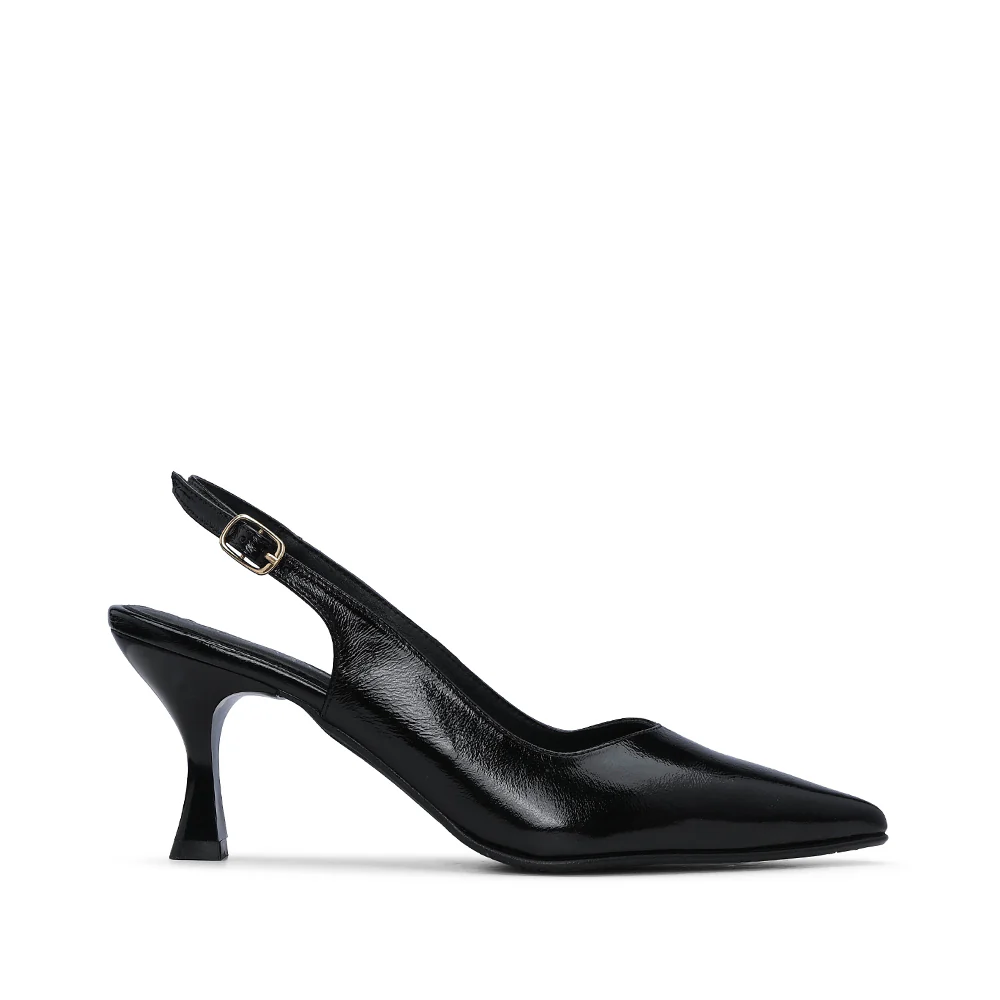 Sapato Salto Alto Mulher Verniz Preto