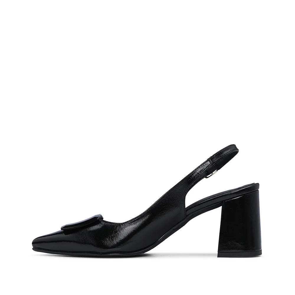 Sapato Salto Alto Mulher Verniz Preto - Image 2