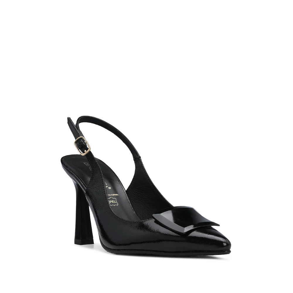 Sapato Salto Alto Mulher Verniz Preto - Image 3