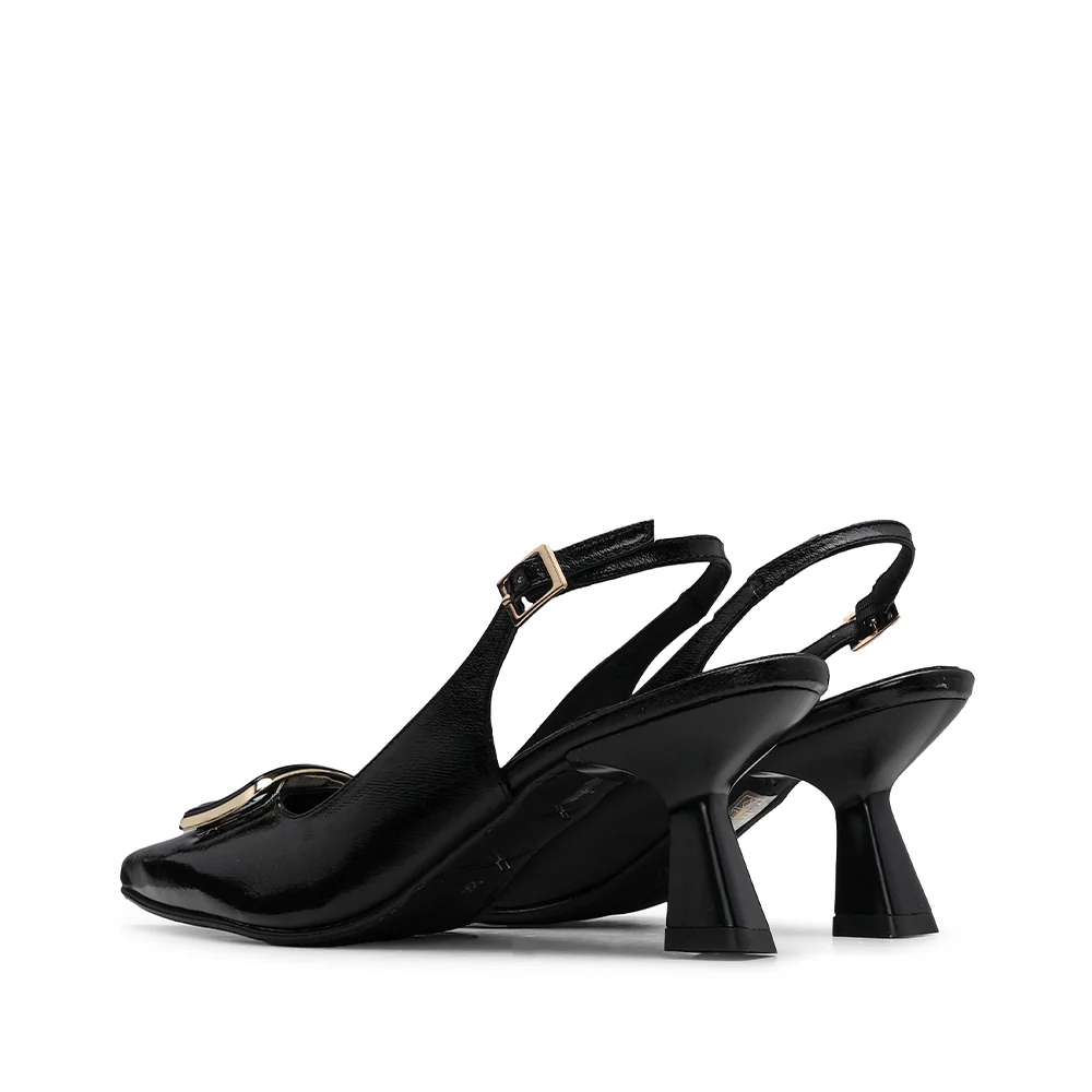 Sapato Salto Alto Mulher Verniz Preto - Image 3