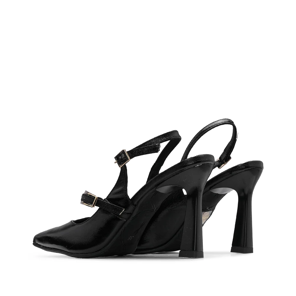 Sapato Salto Alto Mulher Verniz Preto - Image 3