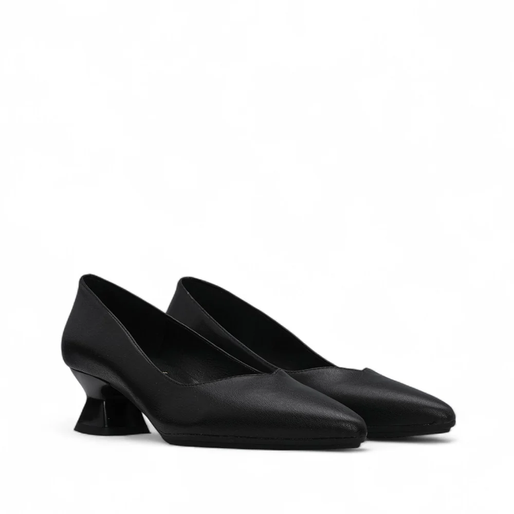 Sapato Salto Médio Mulher Preto - Image 2
