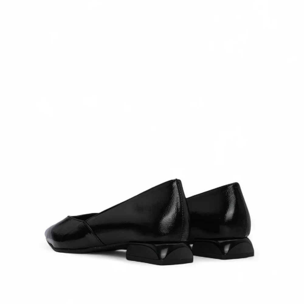 Sapato Salto Raso Mulher Verniz Preto - Image 3