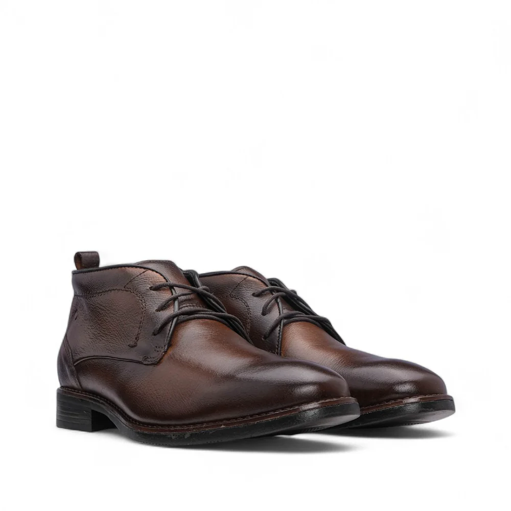 Botim Casual Homem Pele Camel - Image 2