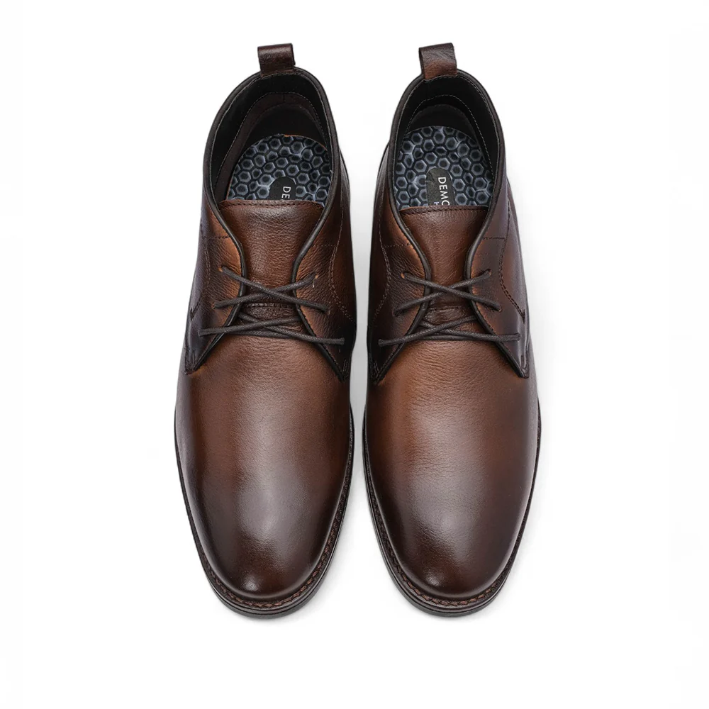 Botim Casual Homem Pele Camel - Image 4