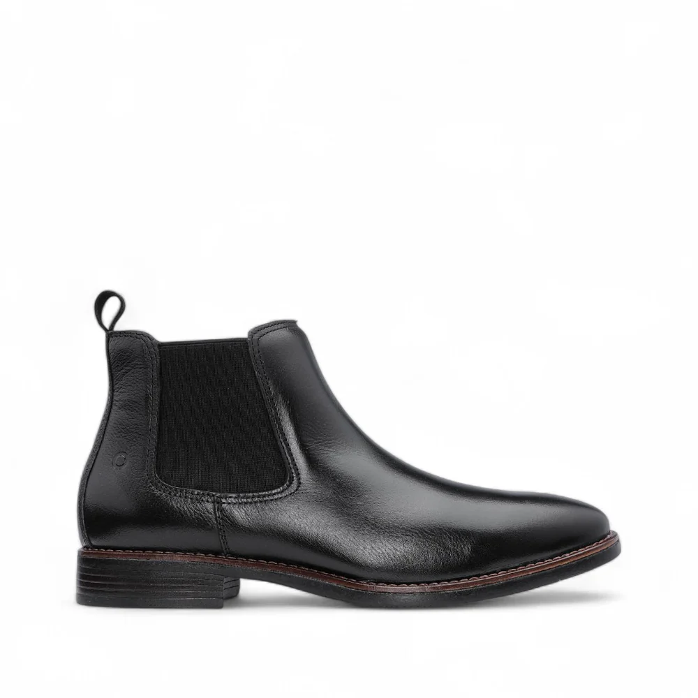 Botim Casual Homem Pele Preto