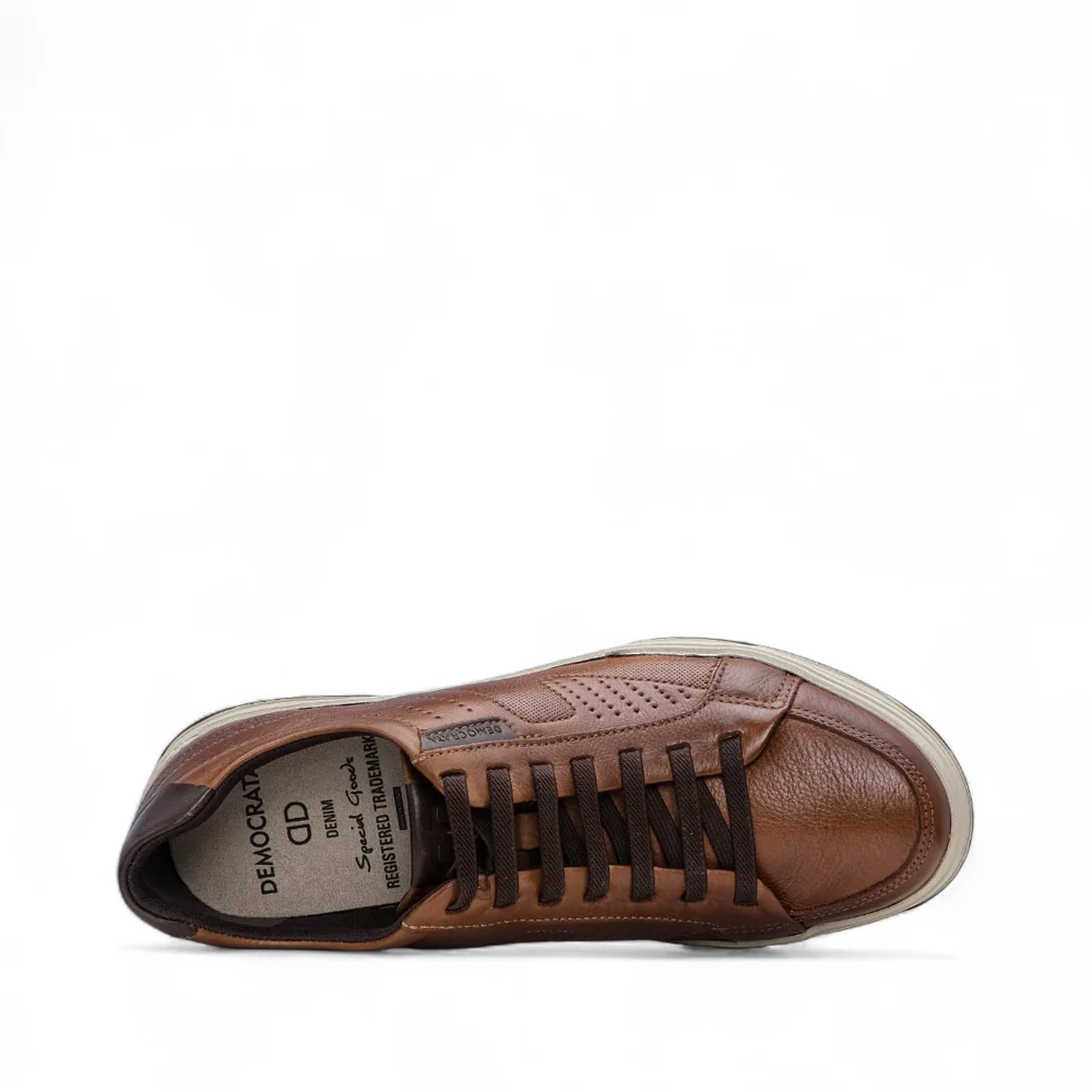 Sapatilha Casual Homem Pele Cognac - Image 4