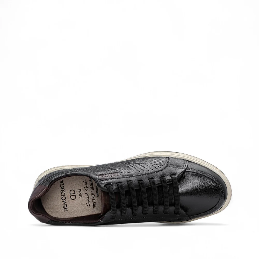 Sapatilha Casual Homem Pele Preto - Image 4