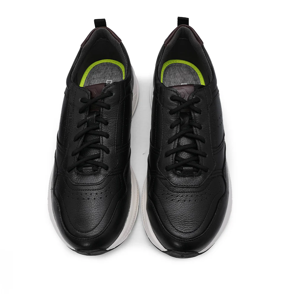 Sapatilha Casual Homem Pele Preto - Image 5