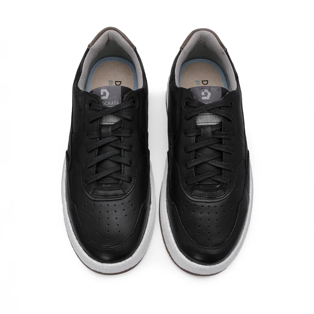 Sapatilha Casual Homem Pele Preto - Image 4