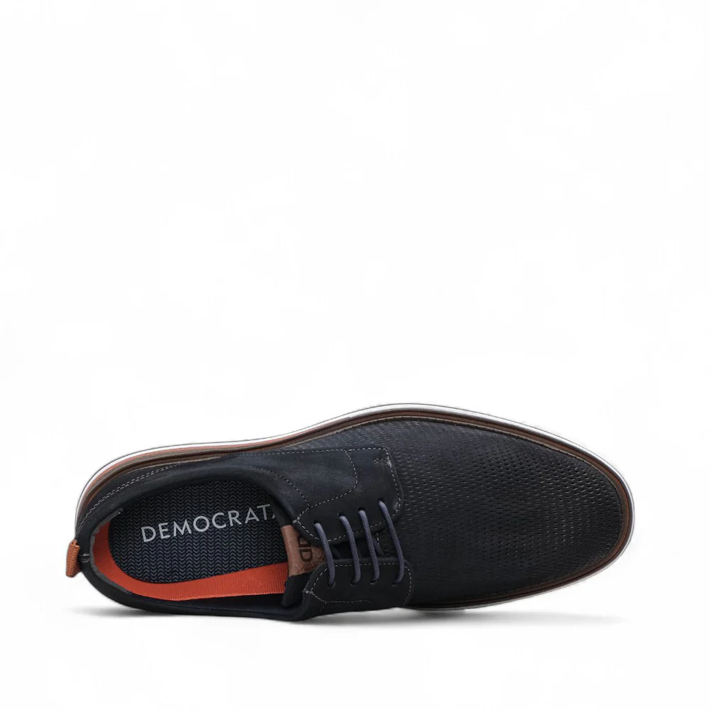 Sapato Casual Homem Pele Azul Marinho - Image 4