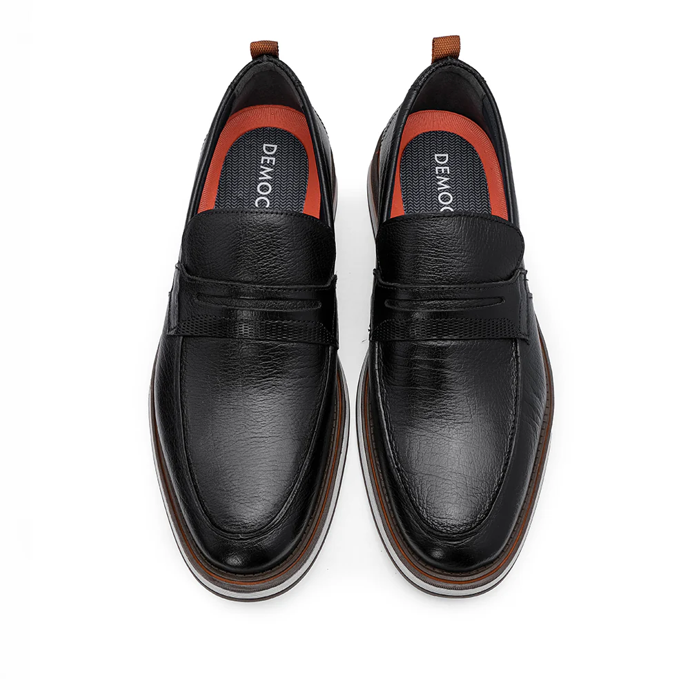 Sapato Casual Homem Pele Preto - Image 5